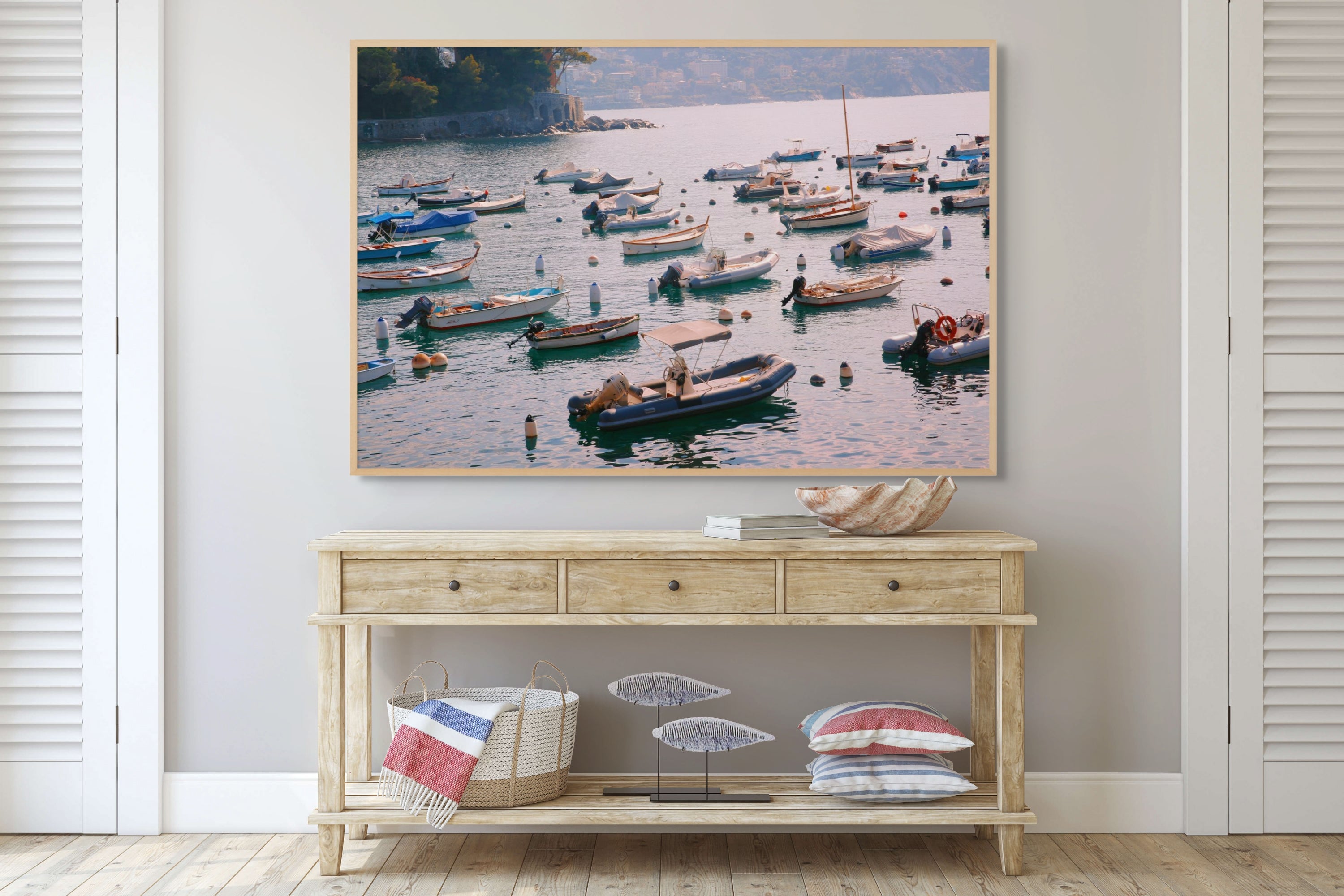 BOATS ON THE COAST