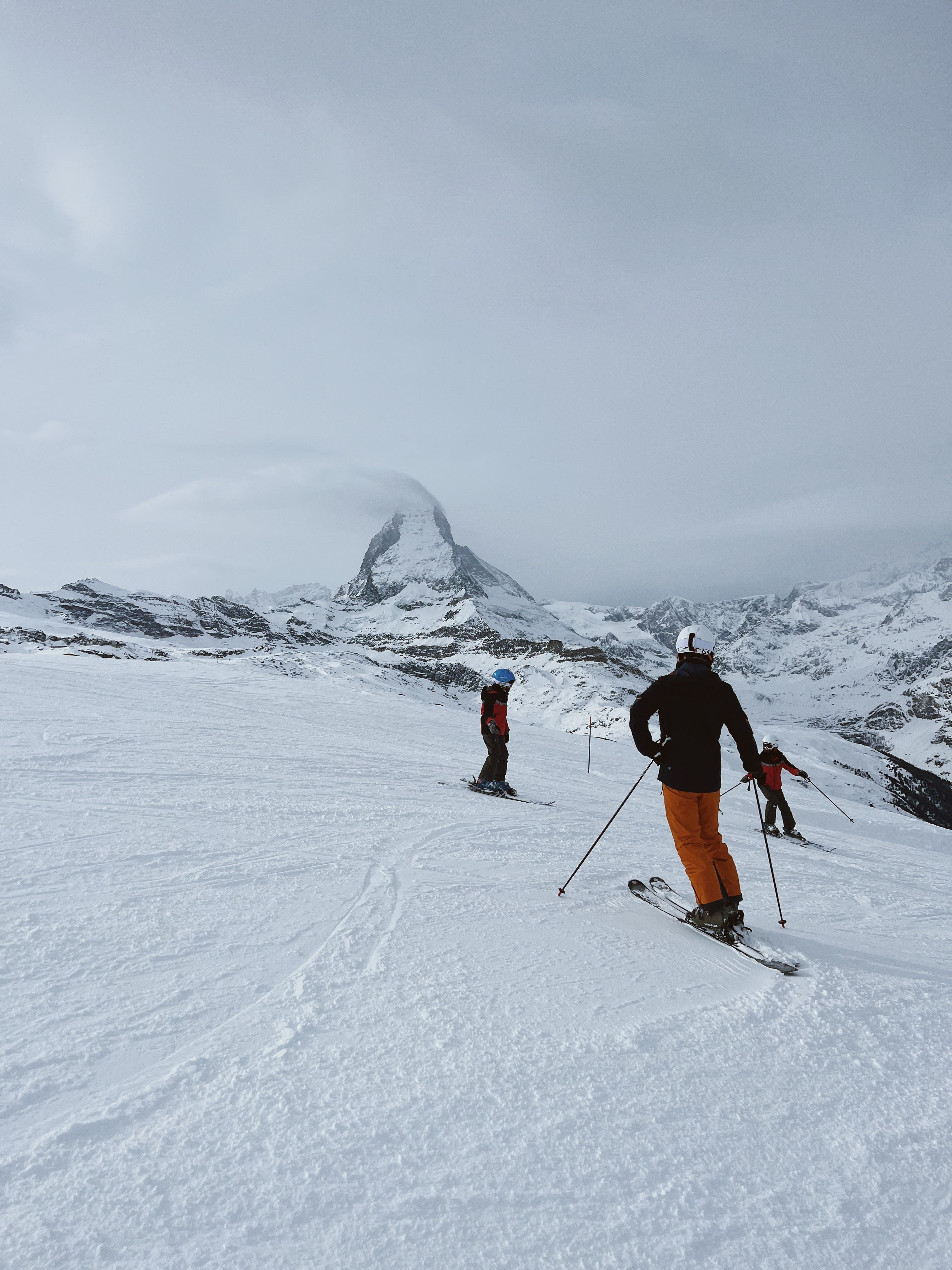 SKIERS IN ZERMATT