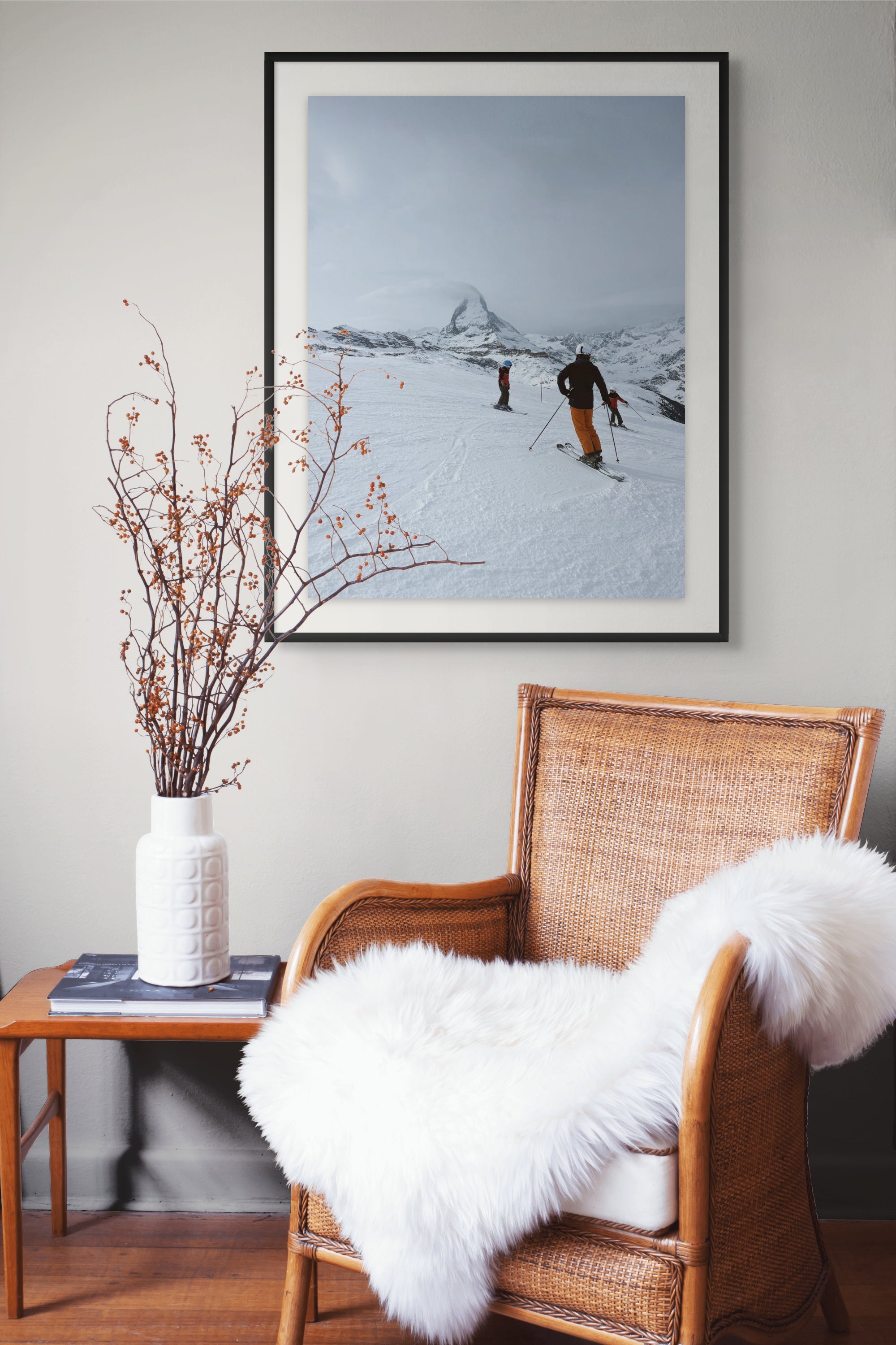 SKIERS IN ZERMATT