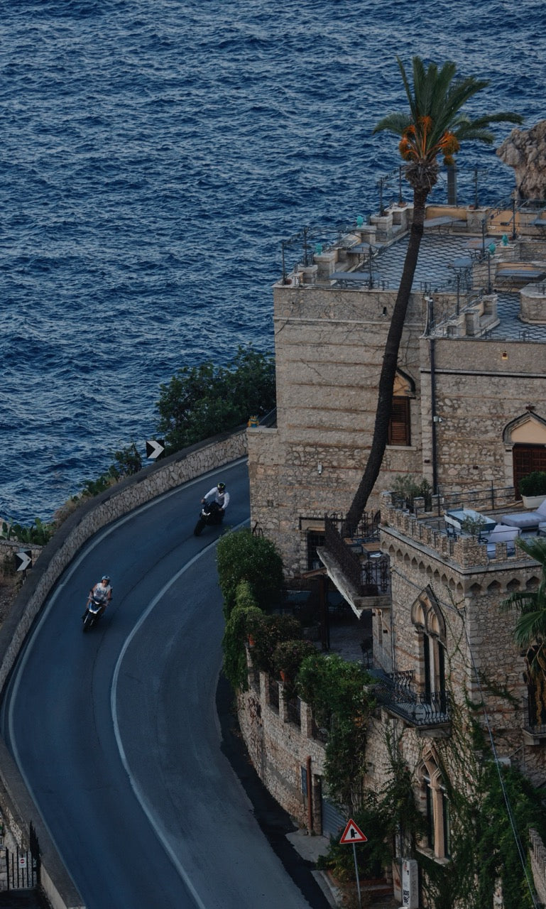 RIDING THROUGH TAORMINA